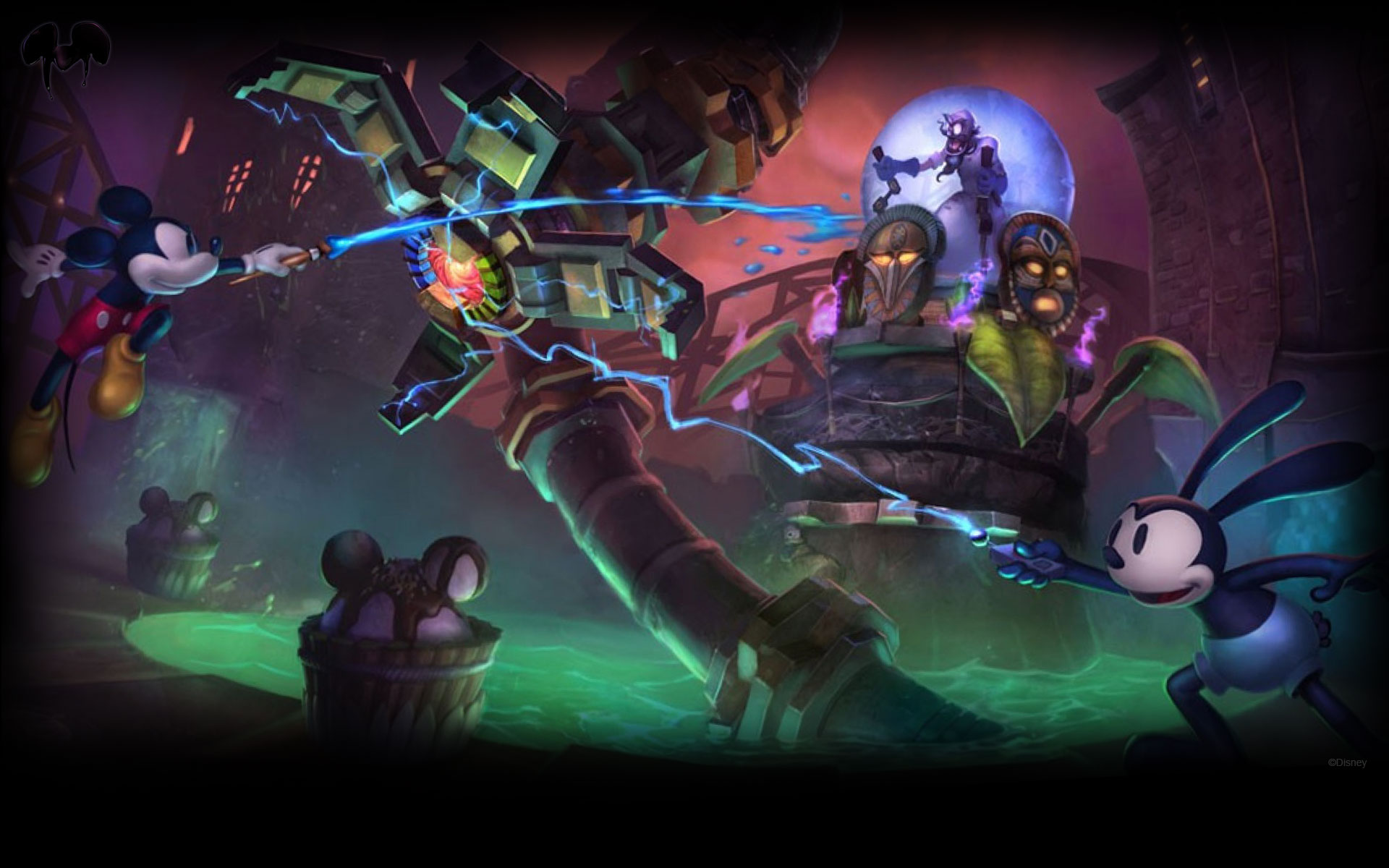 Disney Epic Mickey 2 Concept Art: Mad Doctor's New Ride - Steam