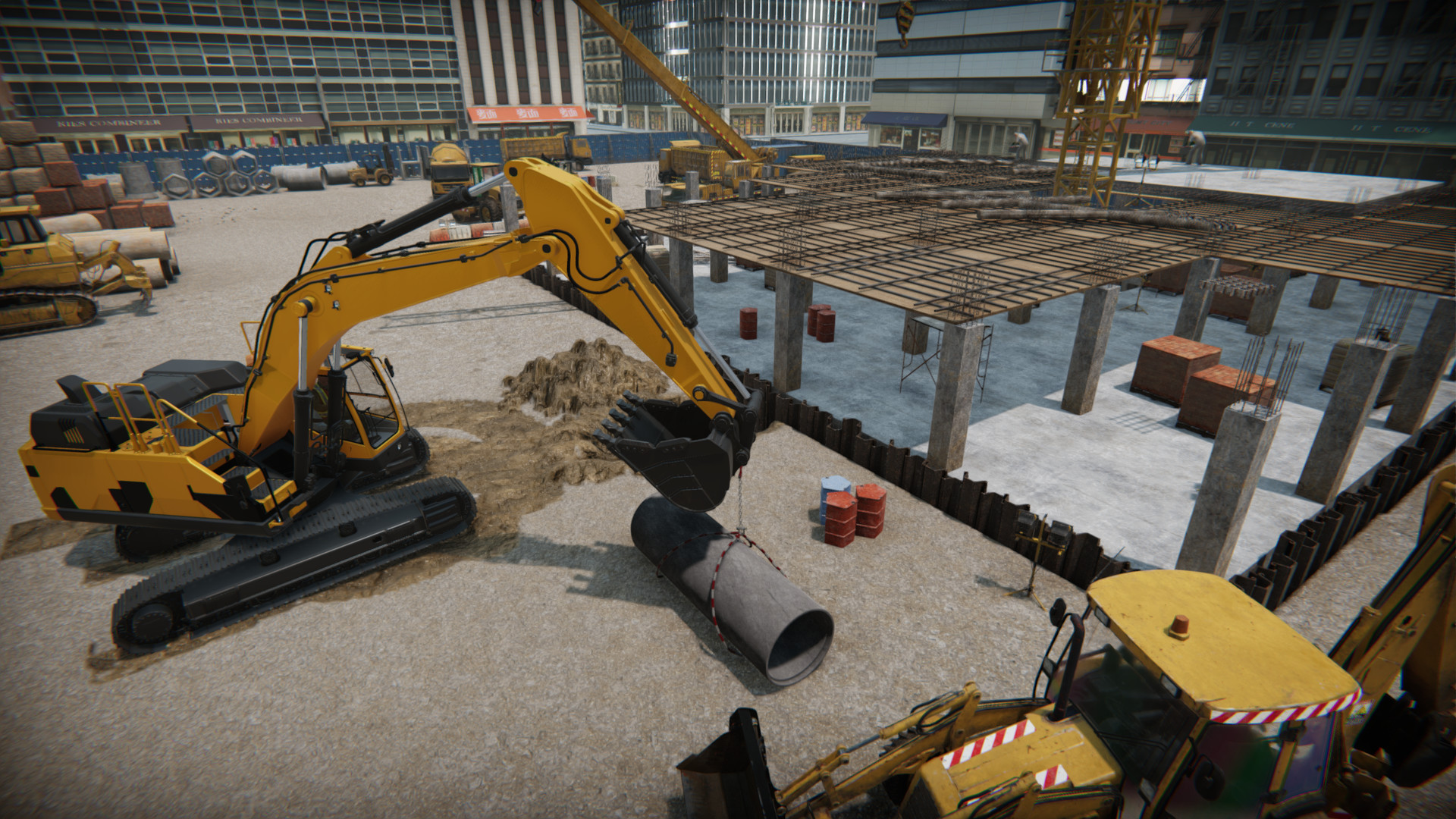 Excavator Simulator trailer