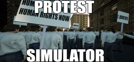 Cover art from PROTEST SIMULATOR