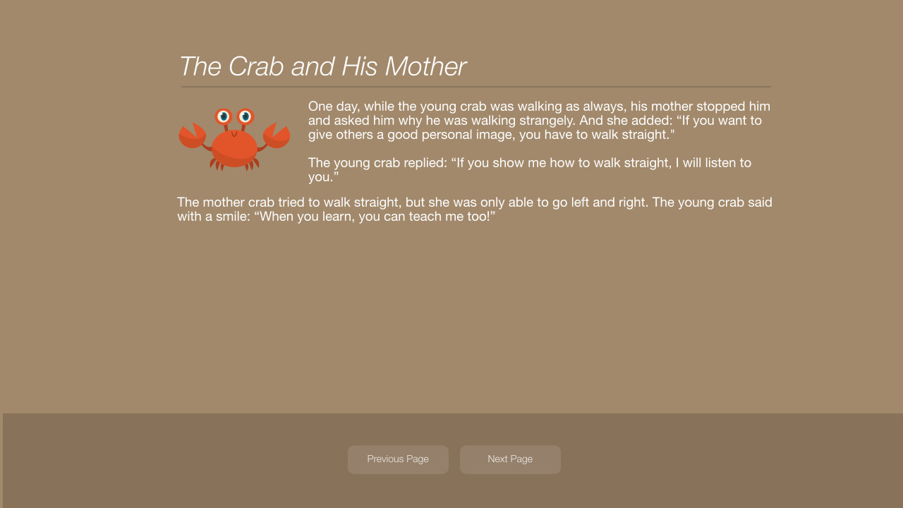 Aesop’s Fables - A New Approach screenshot 1