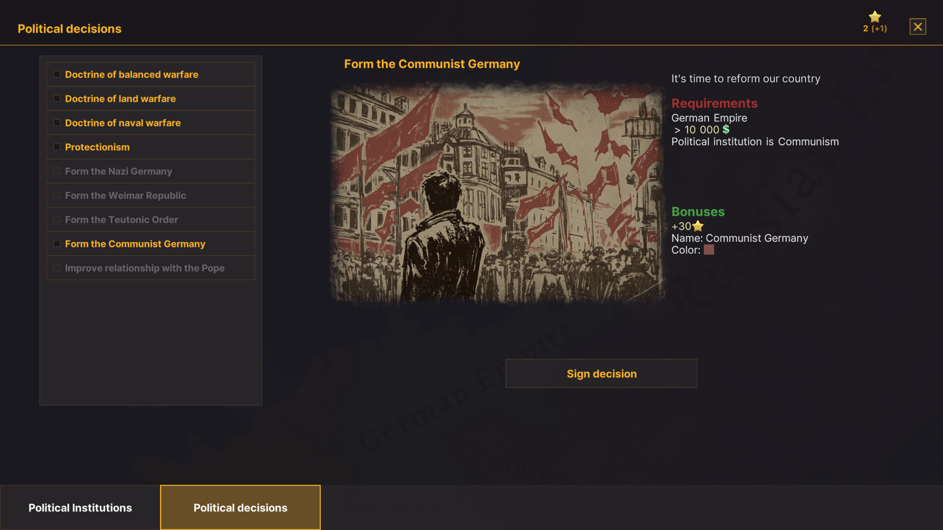 Warnament screenshot 2
