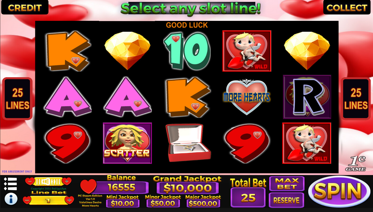 Valentines Desire - Casino Slot Simulations trailer