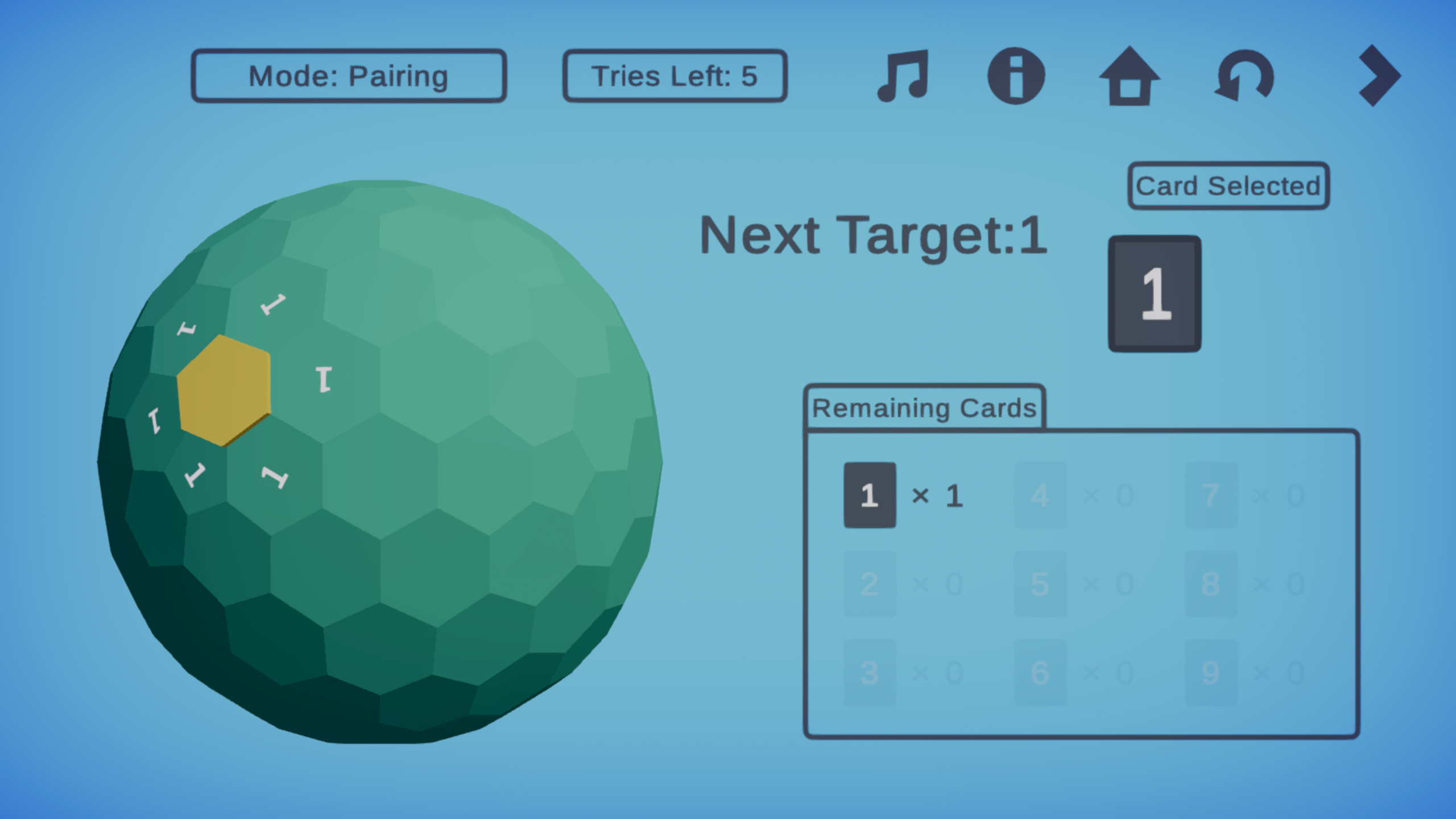 Cardsweeper screenshot 2