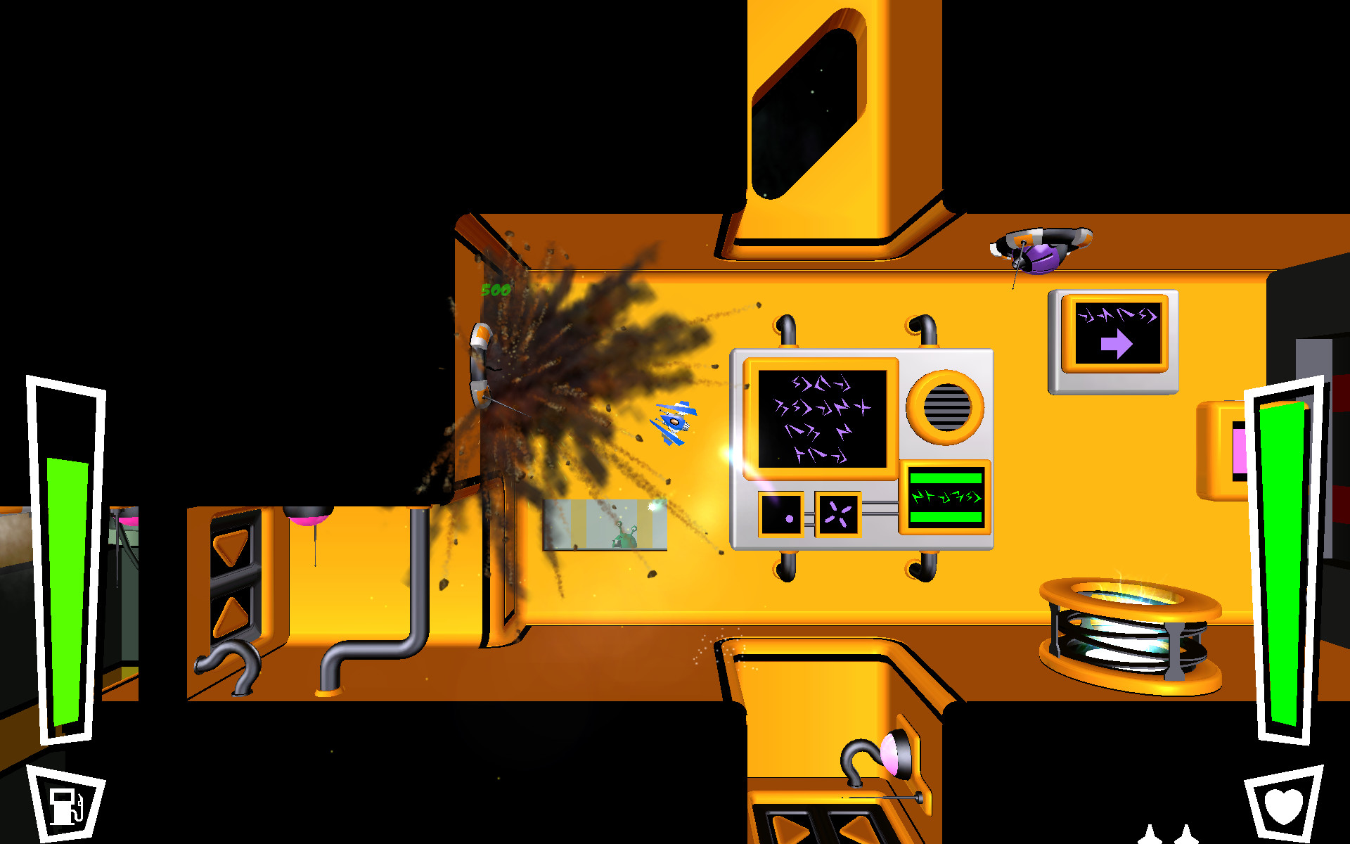 Super Thrustforce: Orbital Meat Police screenshot 1