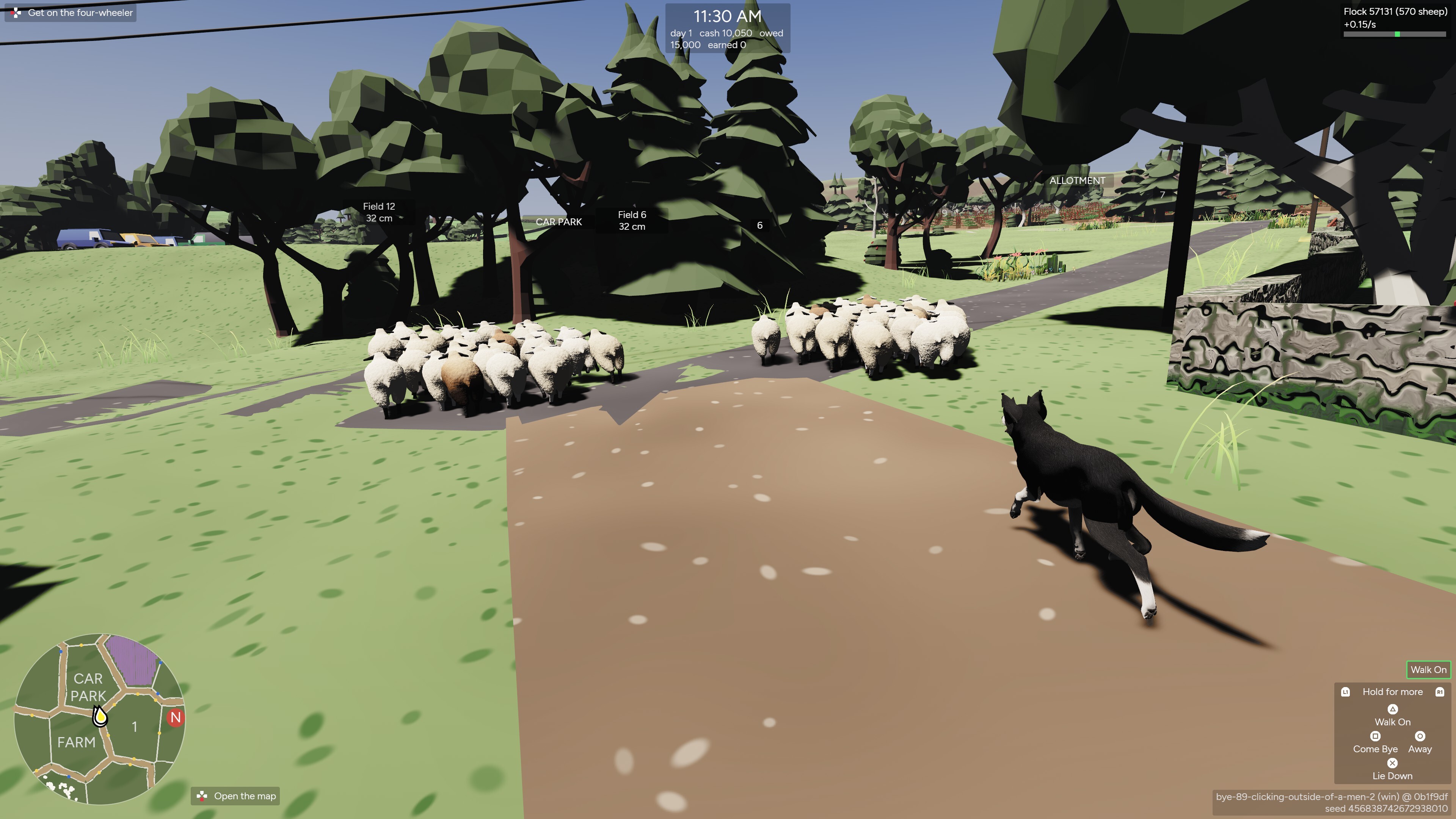 Come Bye: A Sheepdog Simulator screenshot 1