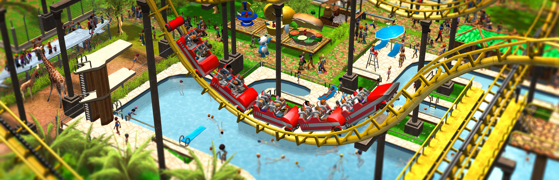 Игра RollerCoaster Tycoon 3