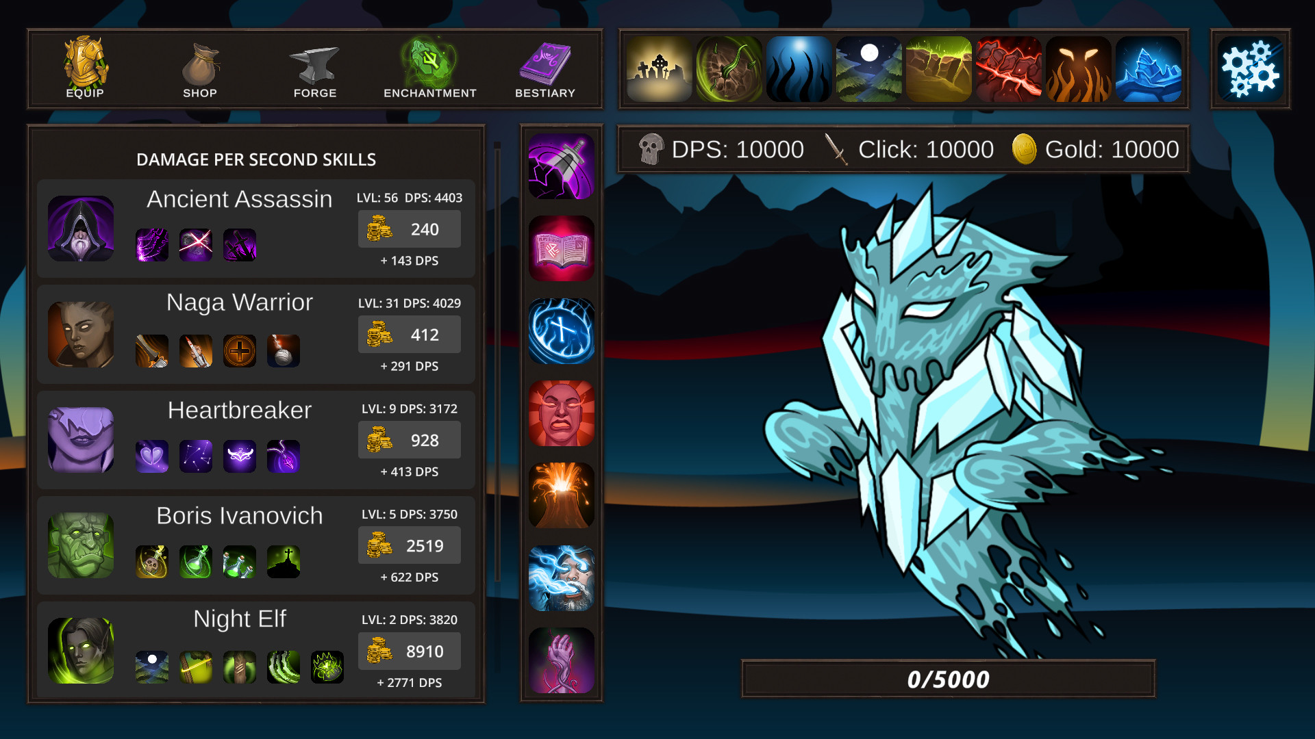 Spellario - Fantasy Clicker screenshot 3