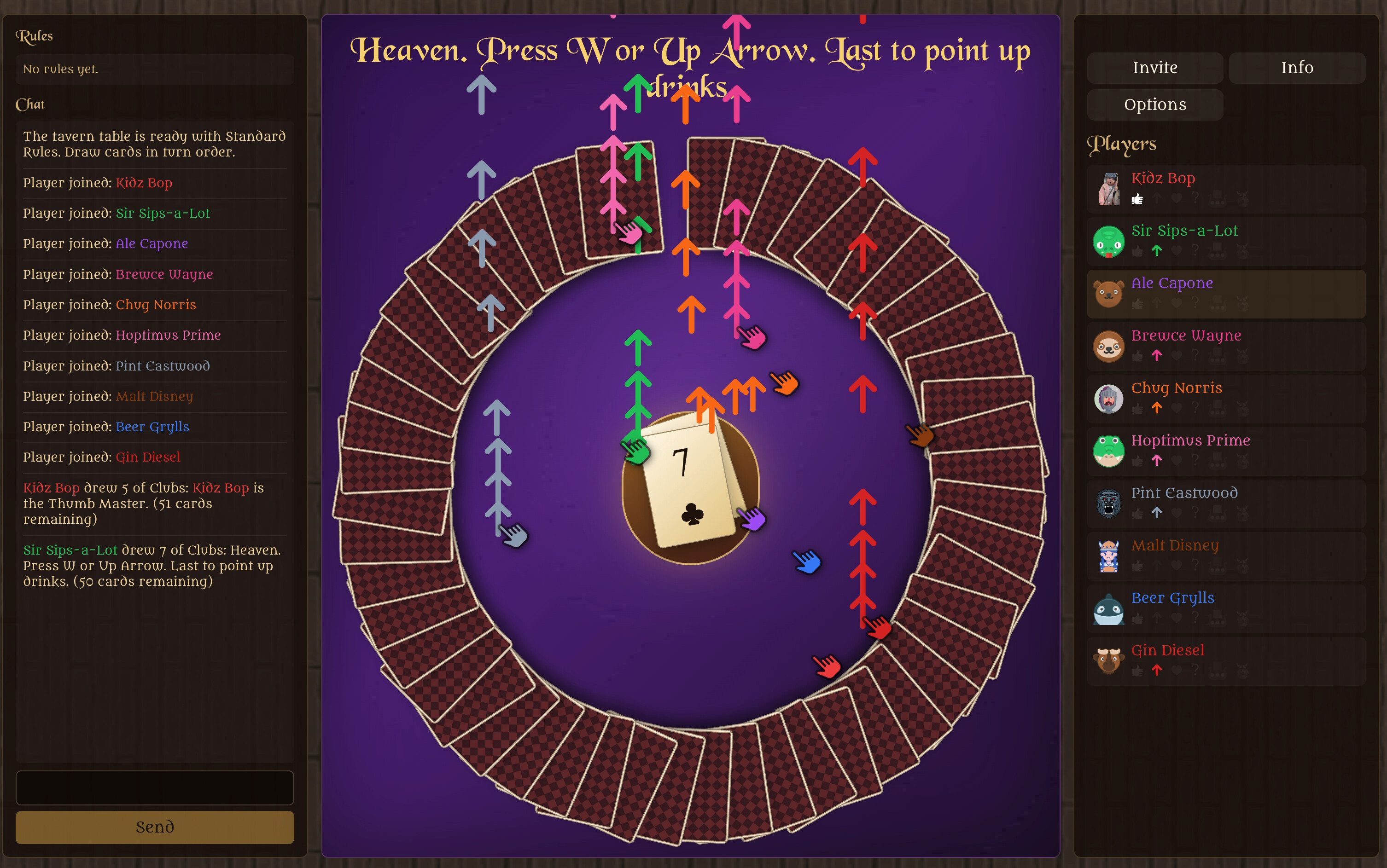 King's Cup: The online multiplayer drinking game screenshot 4