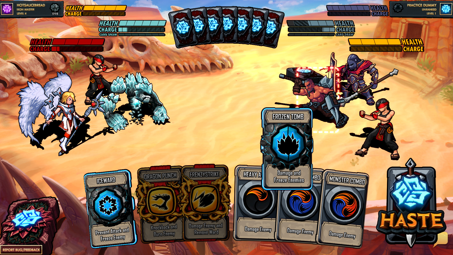 HASTE: Real-Time Card Combat trailer