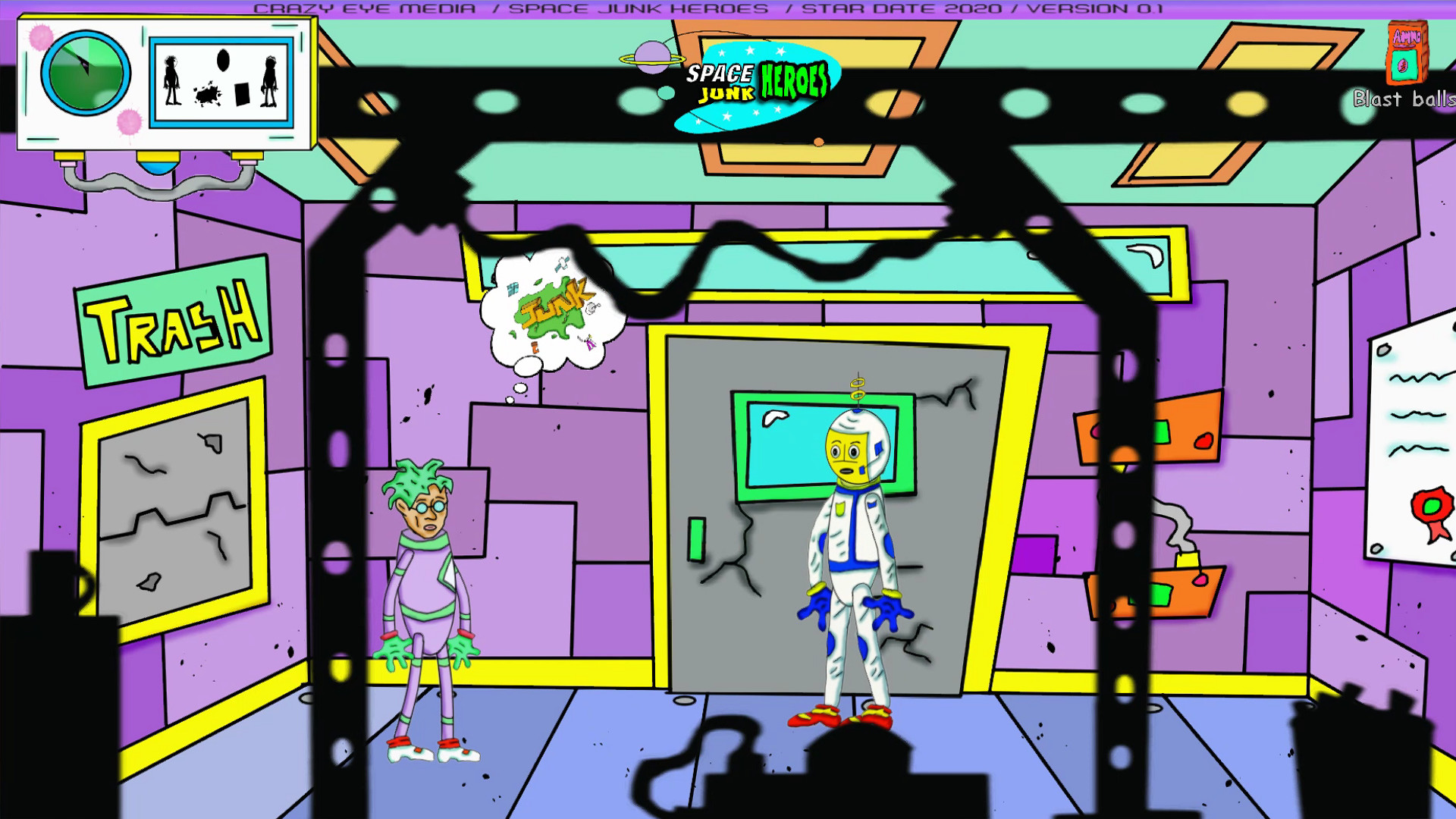 SPACE JUNK HEROES trailer