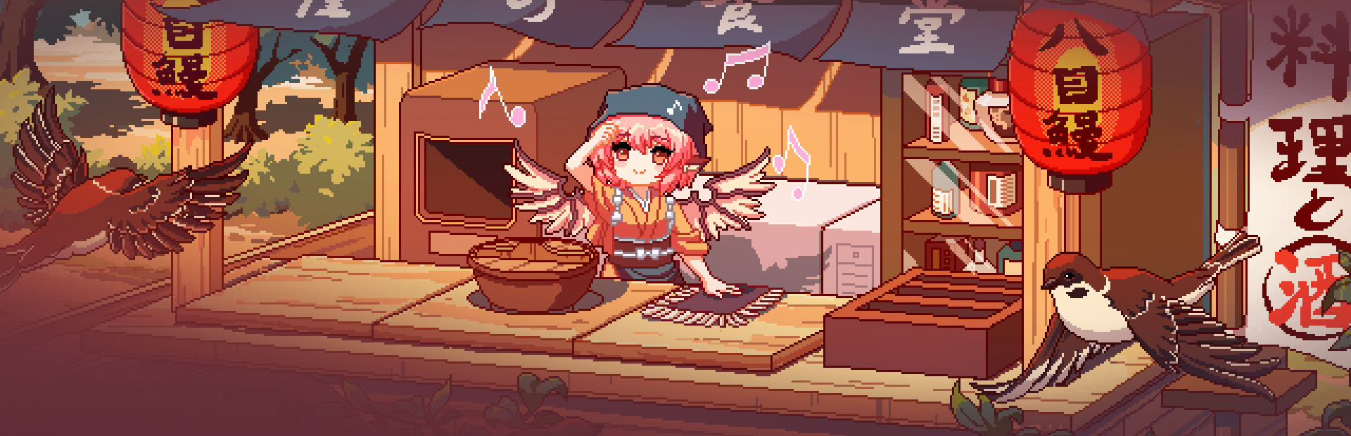 Игра Touhou Mystia's Izakaya