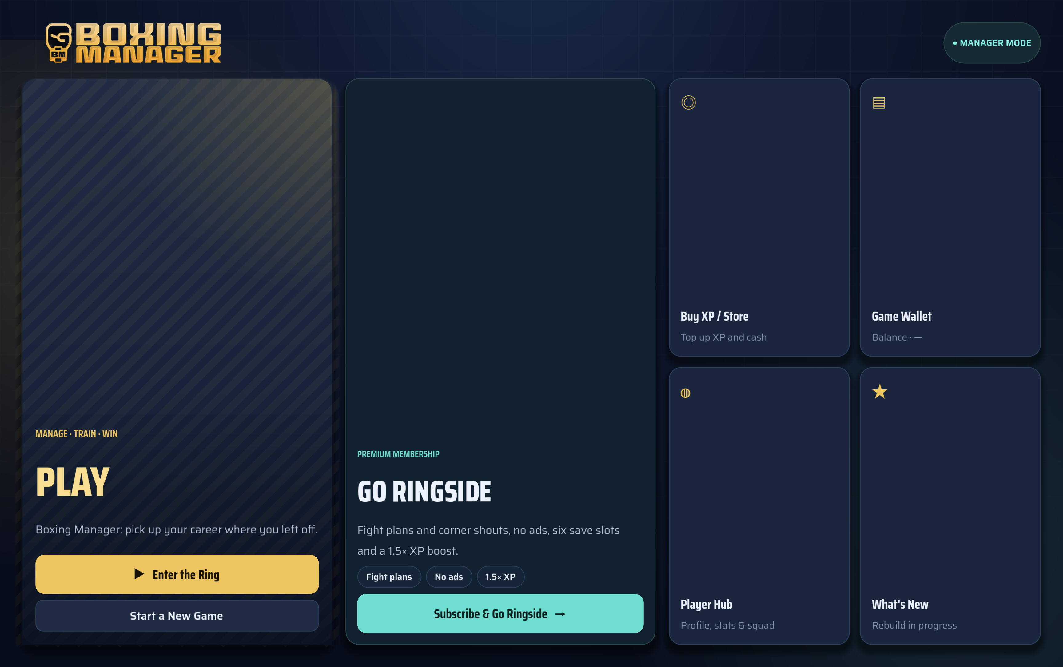 Boxing Manager screenshot 1