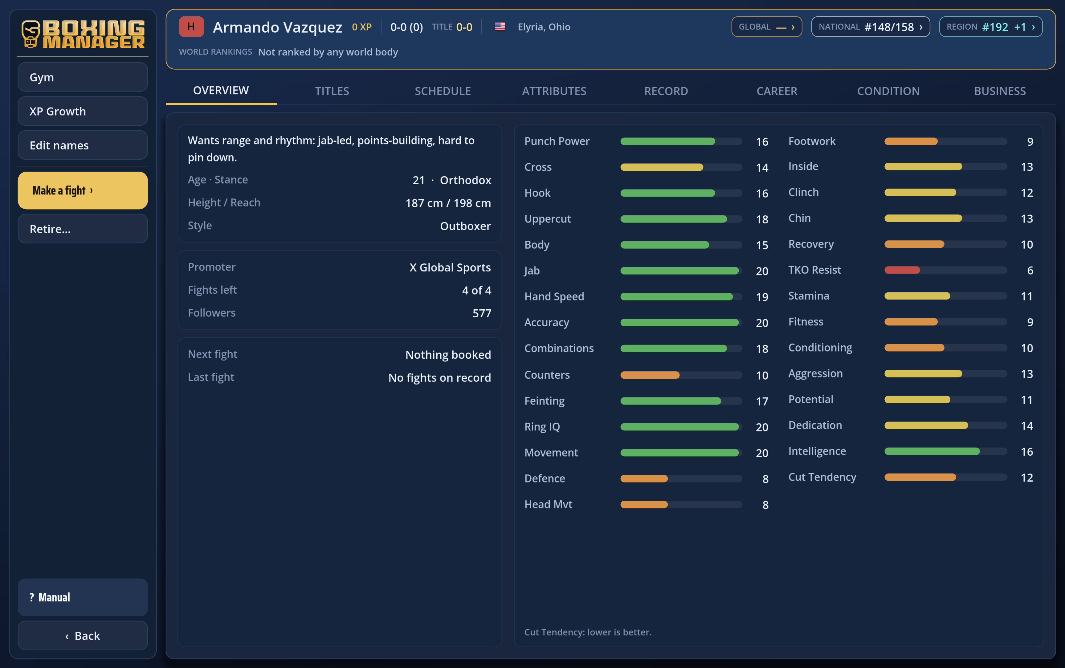 Boxing Manager screenshot 3