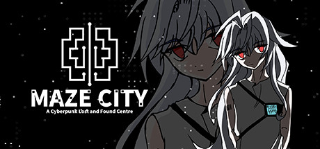Cover art from Maze City: A Cyberpunk Lost and Found Centre