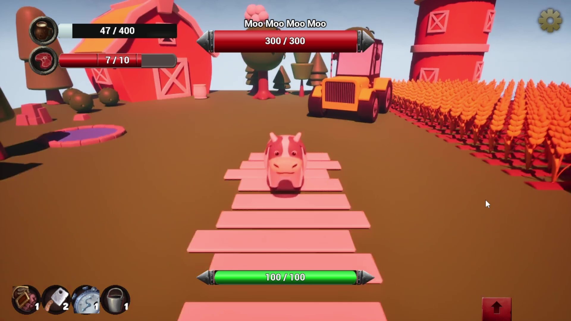 Cow Punching trailer