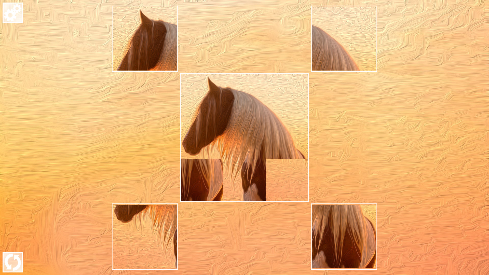 Puzzle Art: Horses screenshot 1