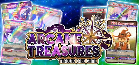 Cover art from Arcane Treasures: Trading Card Game