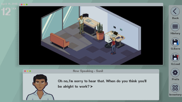 Employee A screenshot 2