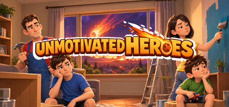 Cover art from Unmotivated Heroes