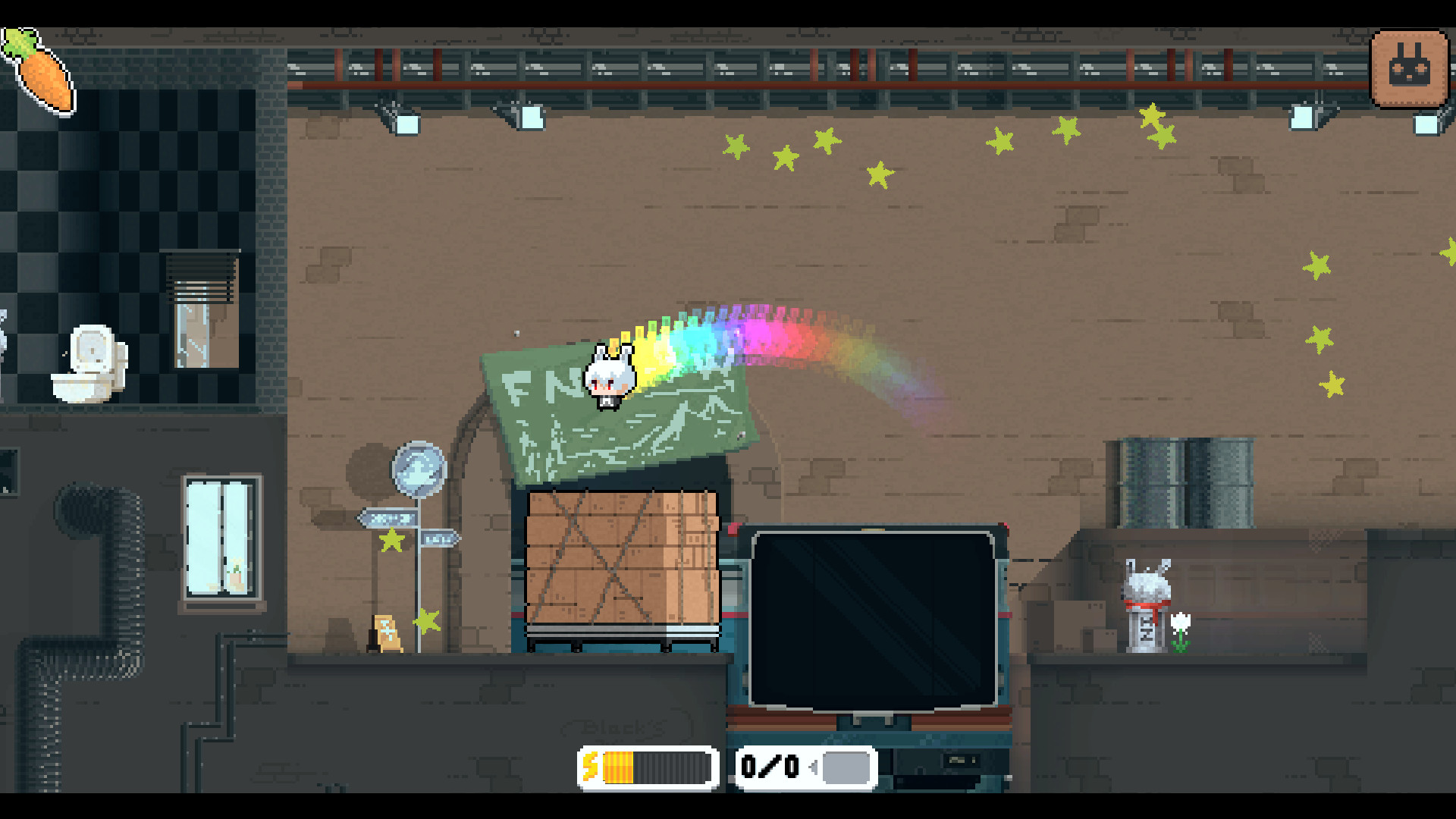 Boom Rabbit Head trailer