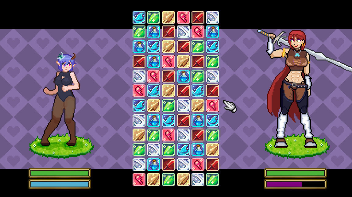 Doki Doki Tri-Line Quest screenshot 3