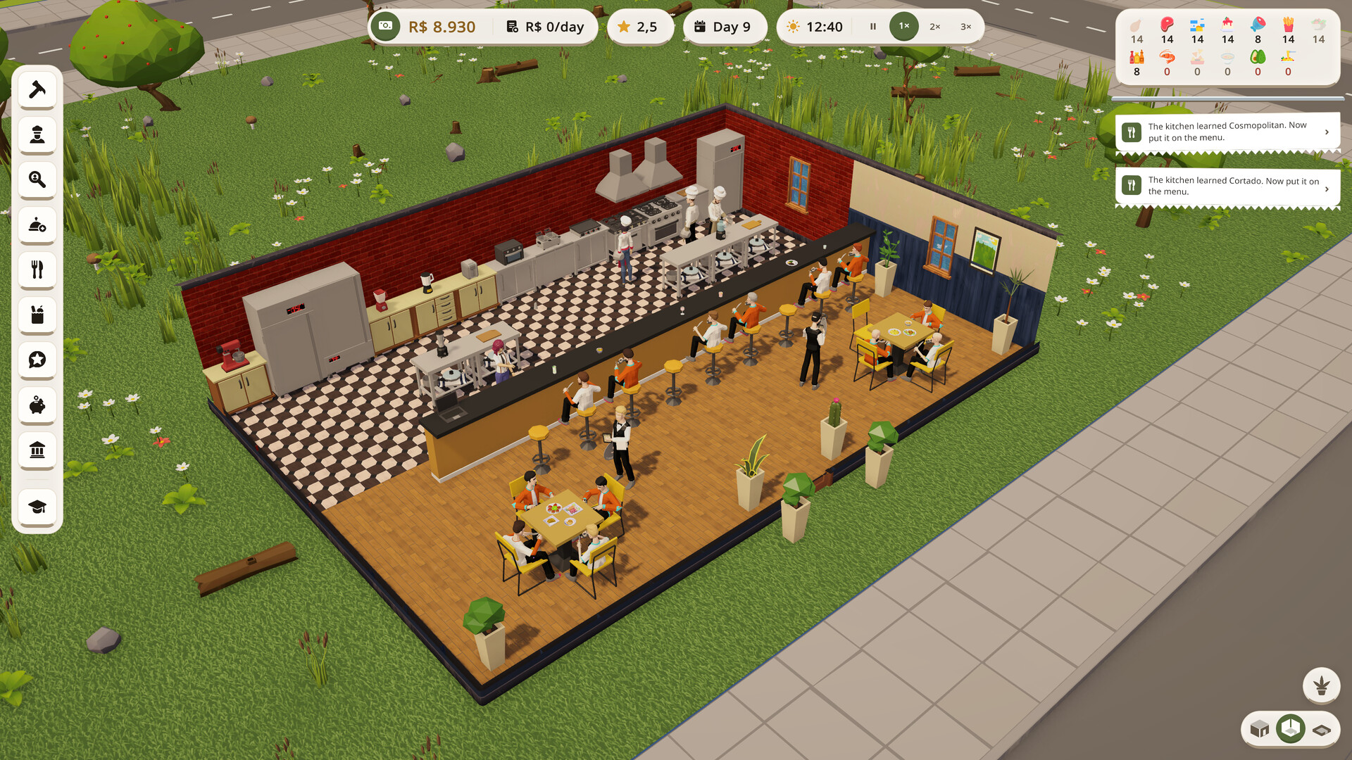 SIM Chef: Restaurant management screenshot 2