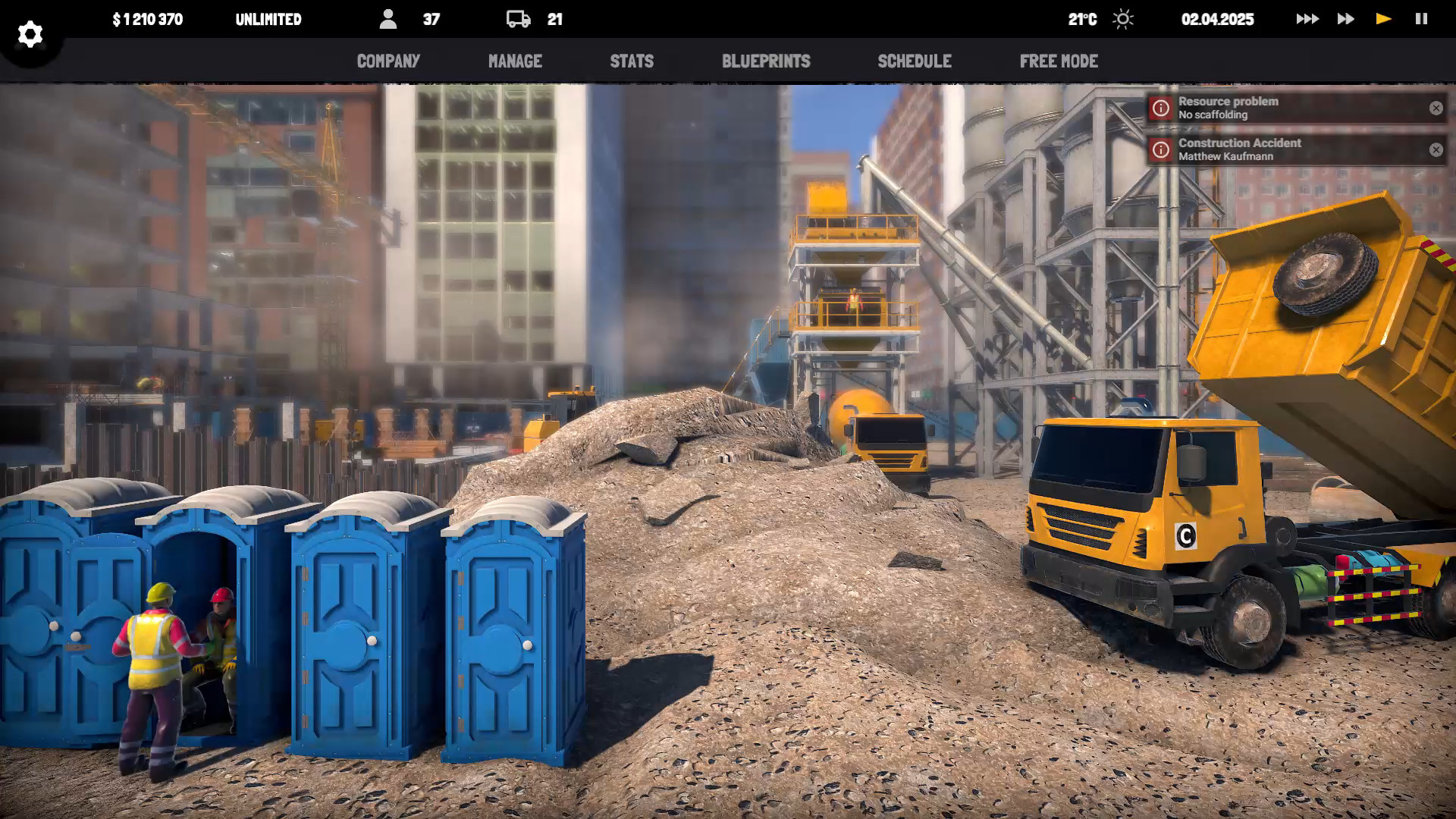 Construction Manager trailer
