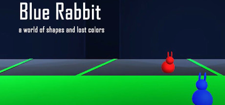 Cover art from Blue rabbit a world of shapes and lost colors