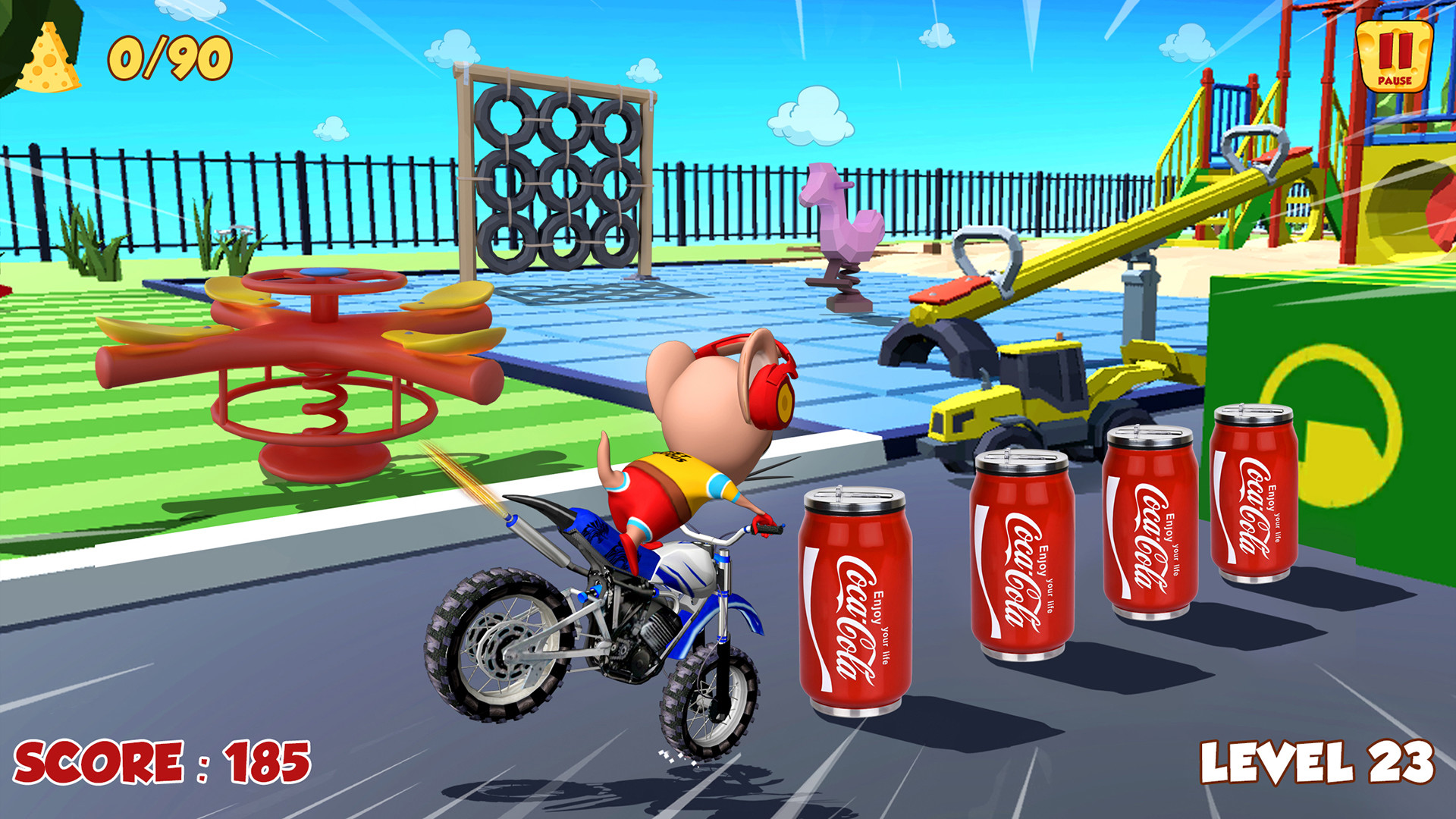 Moto Mouse Stunt Mania screenshot 2