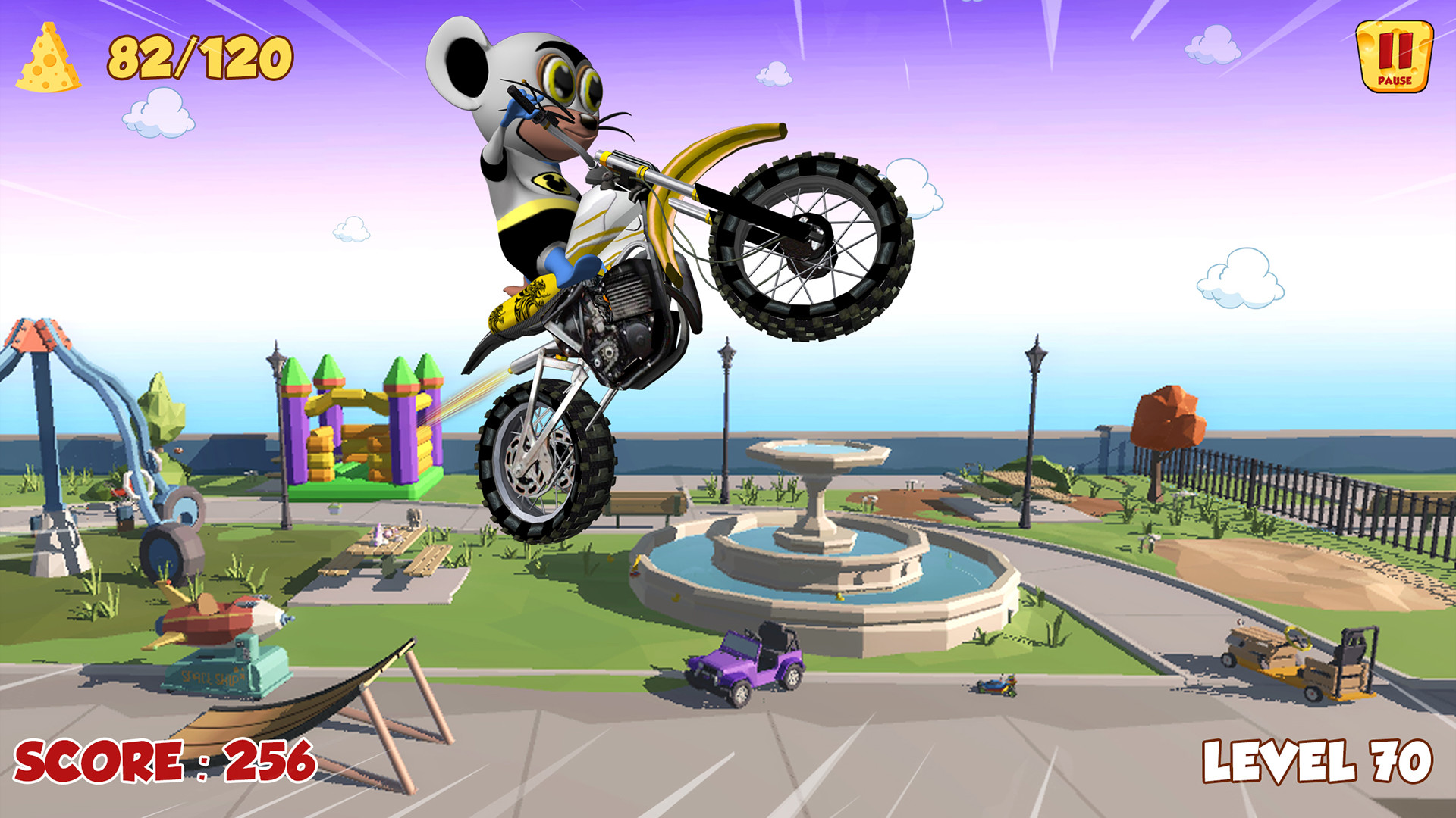 Moto Mouse Stunt Mania screenshot 4
