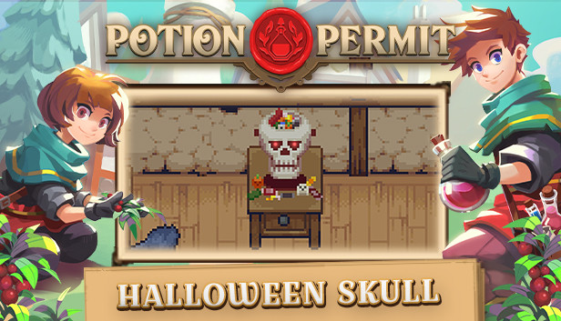 Potion Permit - Halloween Skull