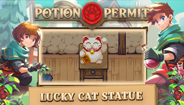 Potion Permit - Lucky Cat Statue
