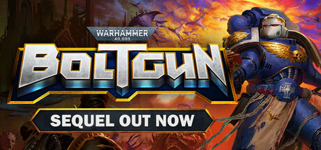 Cover art from Warhammer 40,000: Boltgun