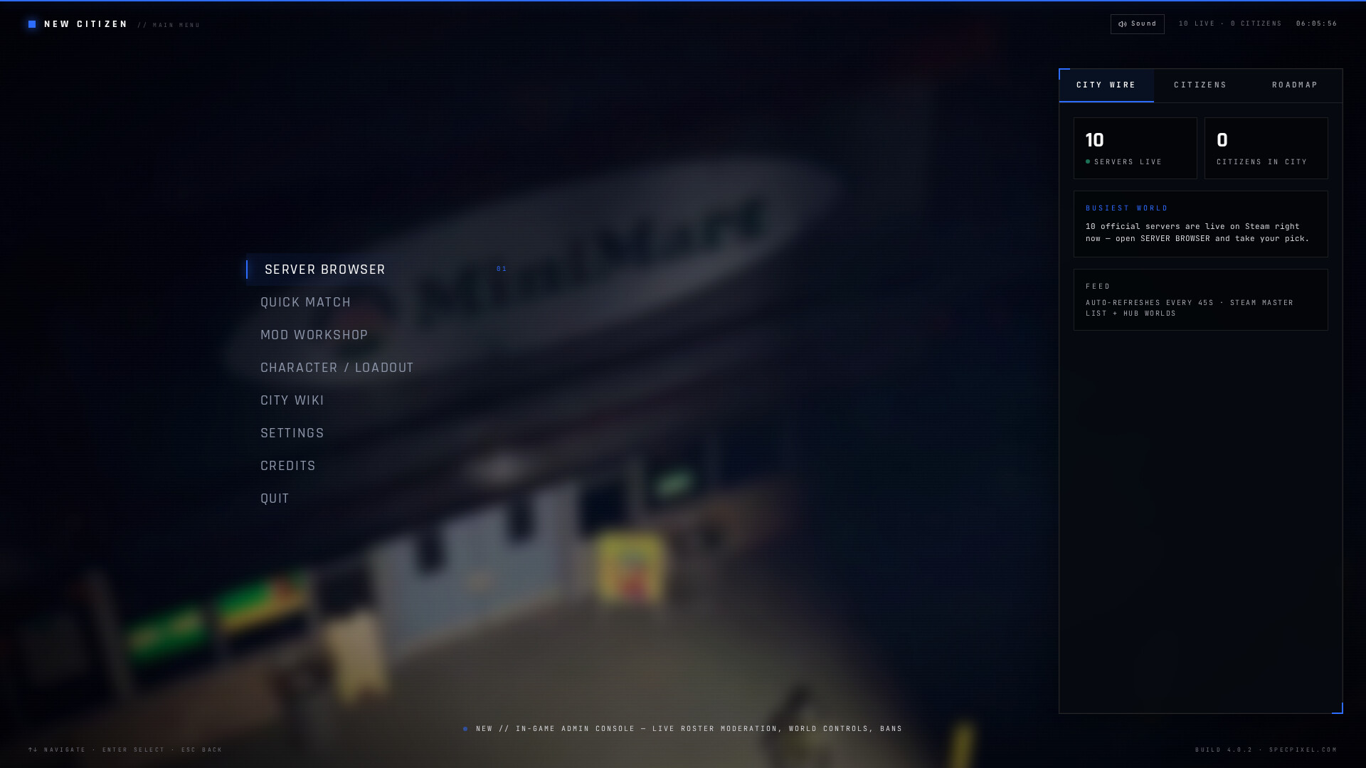 New Citizen - Alpha screenshot 4