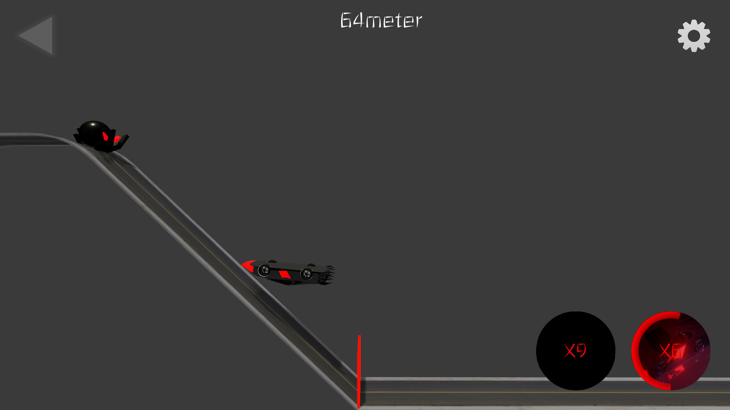 Bounce racing car trailer