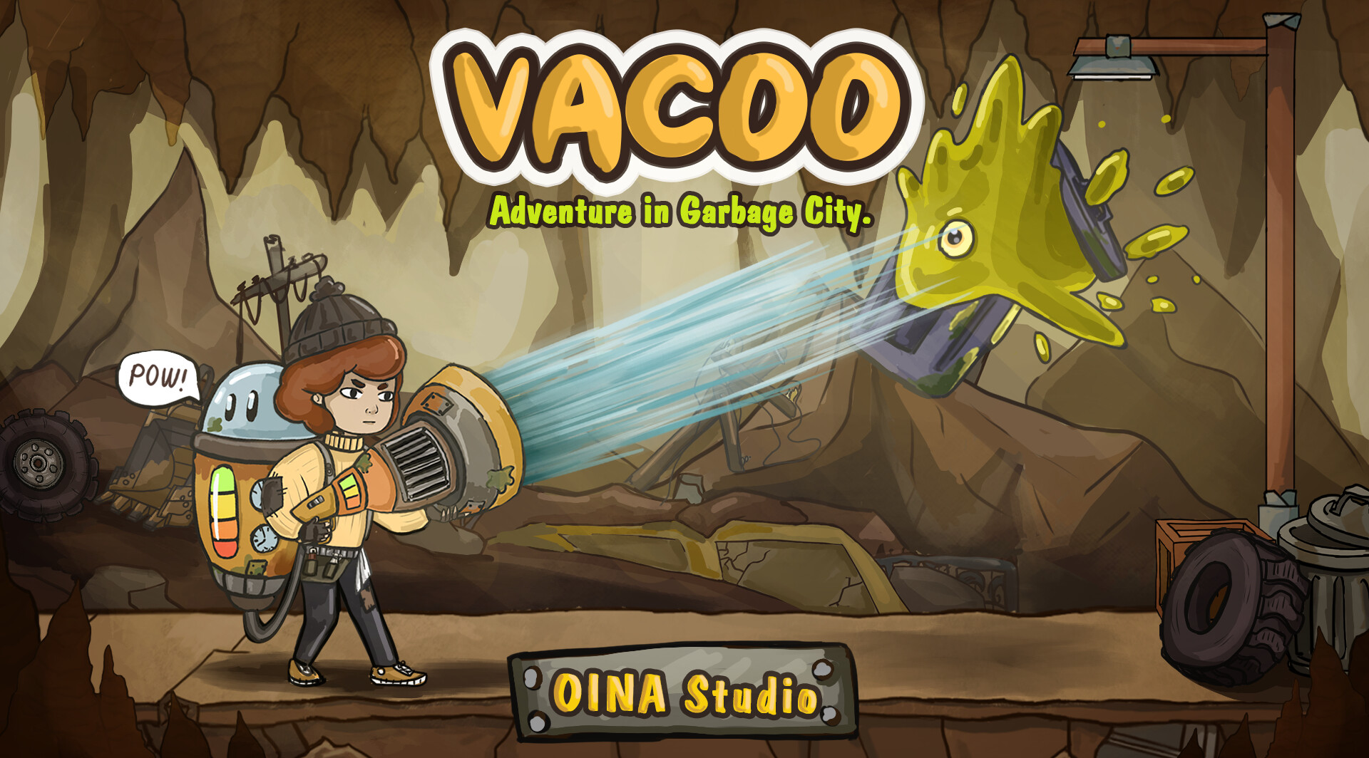 Vacoo. The adventure in Garbage city. trailer