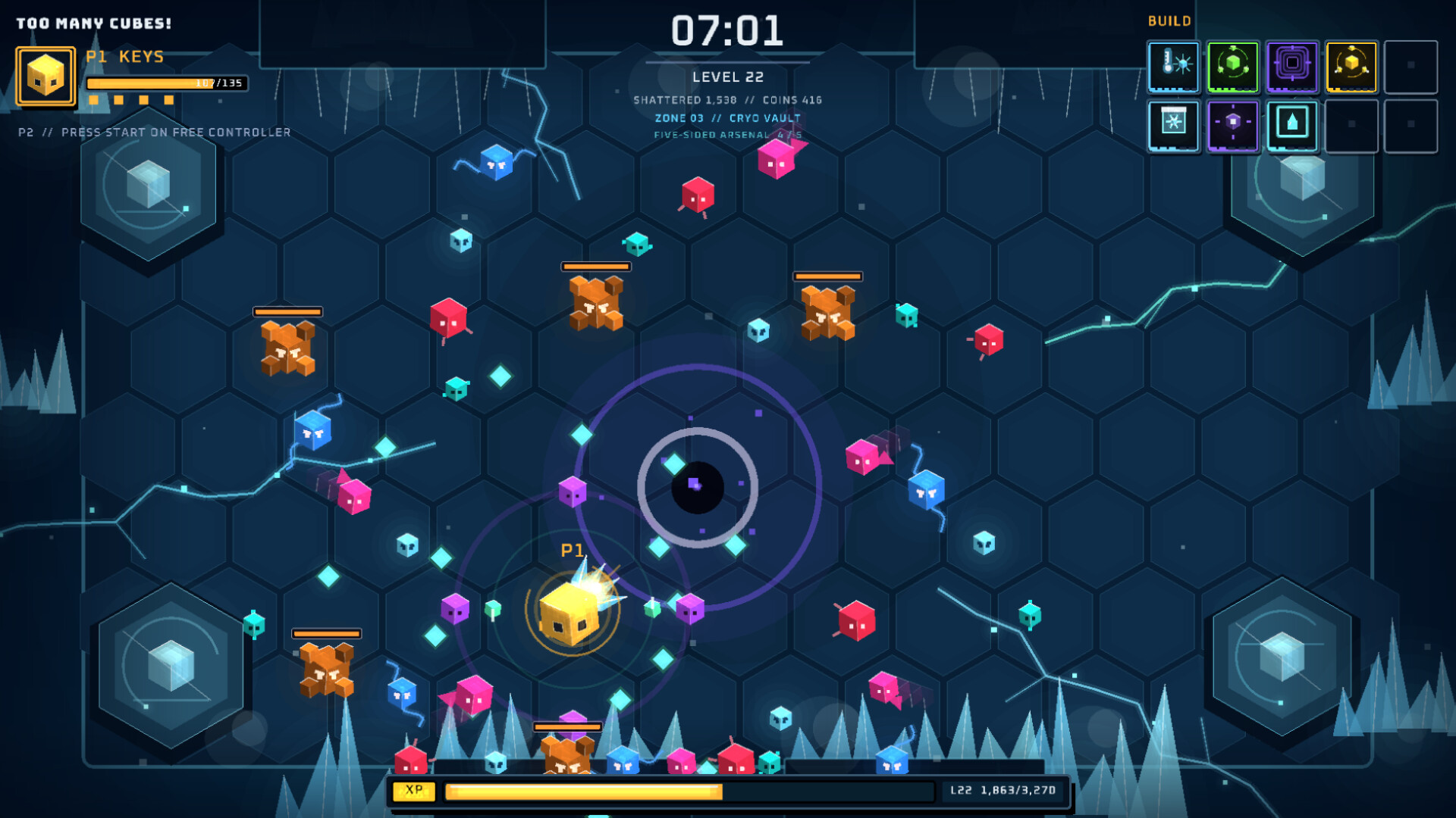 Too Many CUBES! screenshot 2