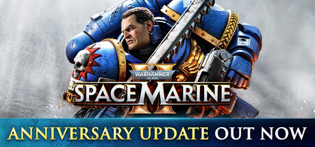 Cover art from Warhammer 40,000: Space Marine 2