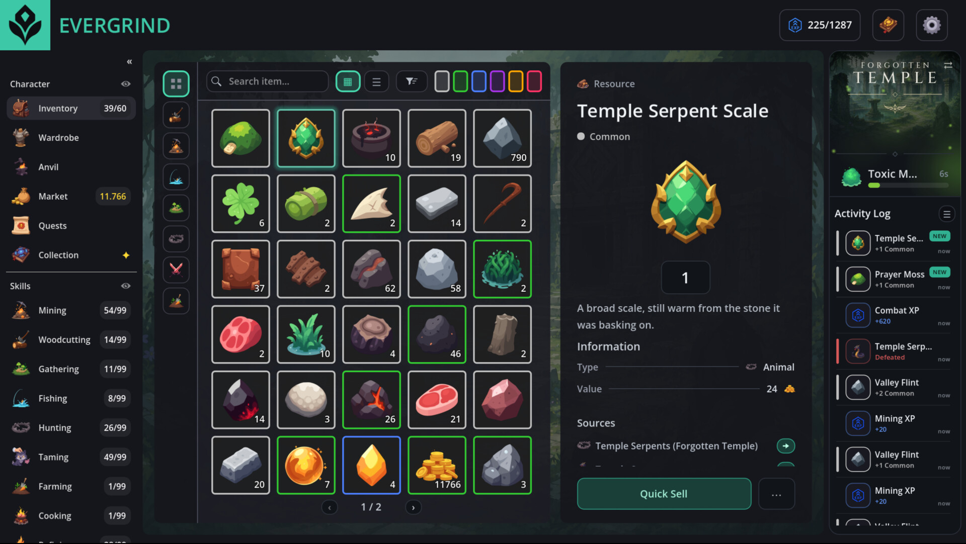 Evergrind screenshot 3