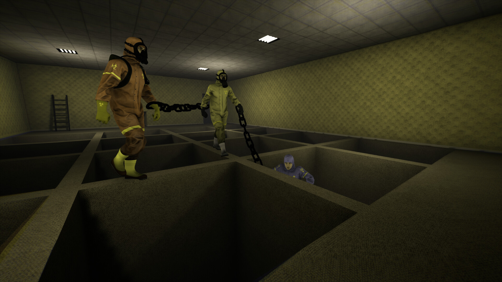 Backrooms Chained Together screenshot 2