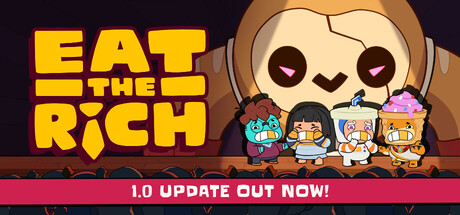 Cover art from Eat the Rich: Greed Games