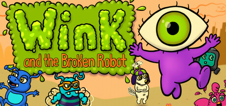 Cover art from Wink & the Broken Robot