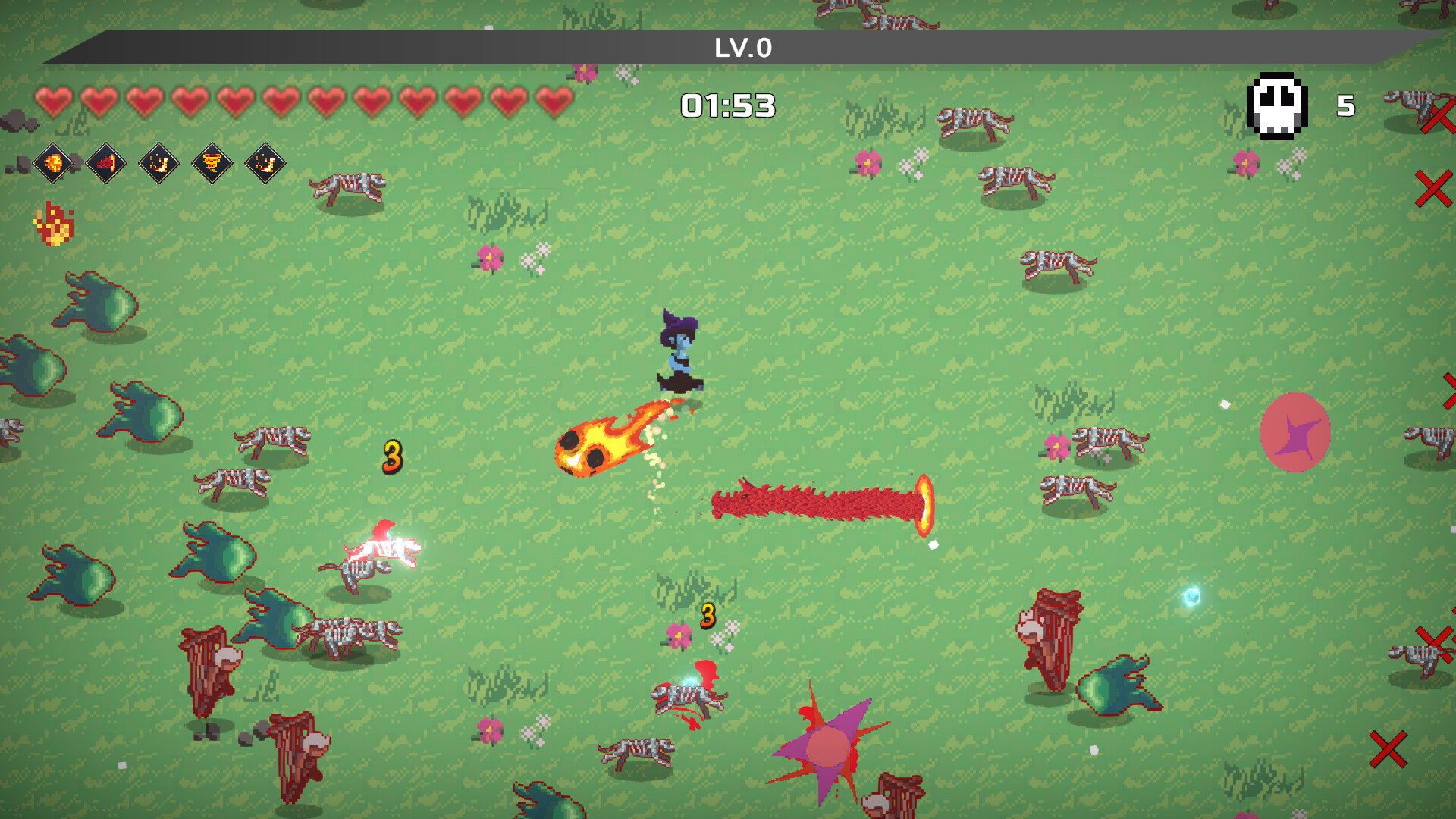 Elemental Survivors : Roguelike screenshot 2