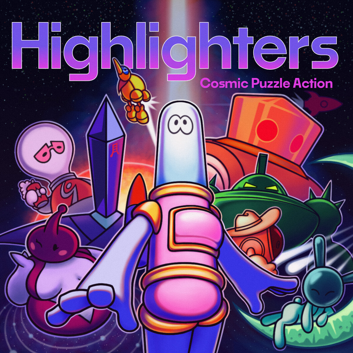 Highlighters: Cosmic Puzzle Action trailer