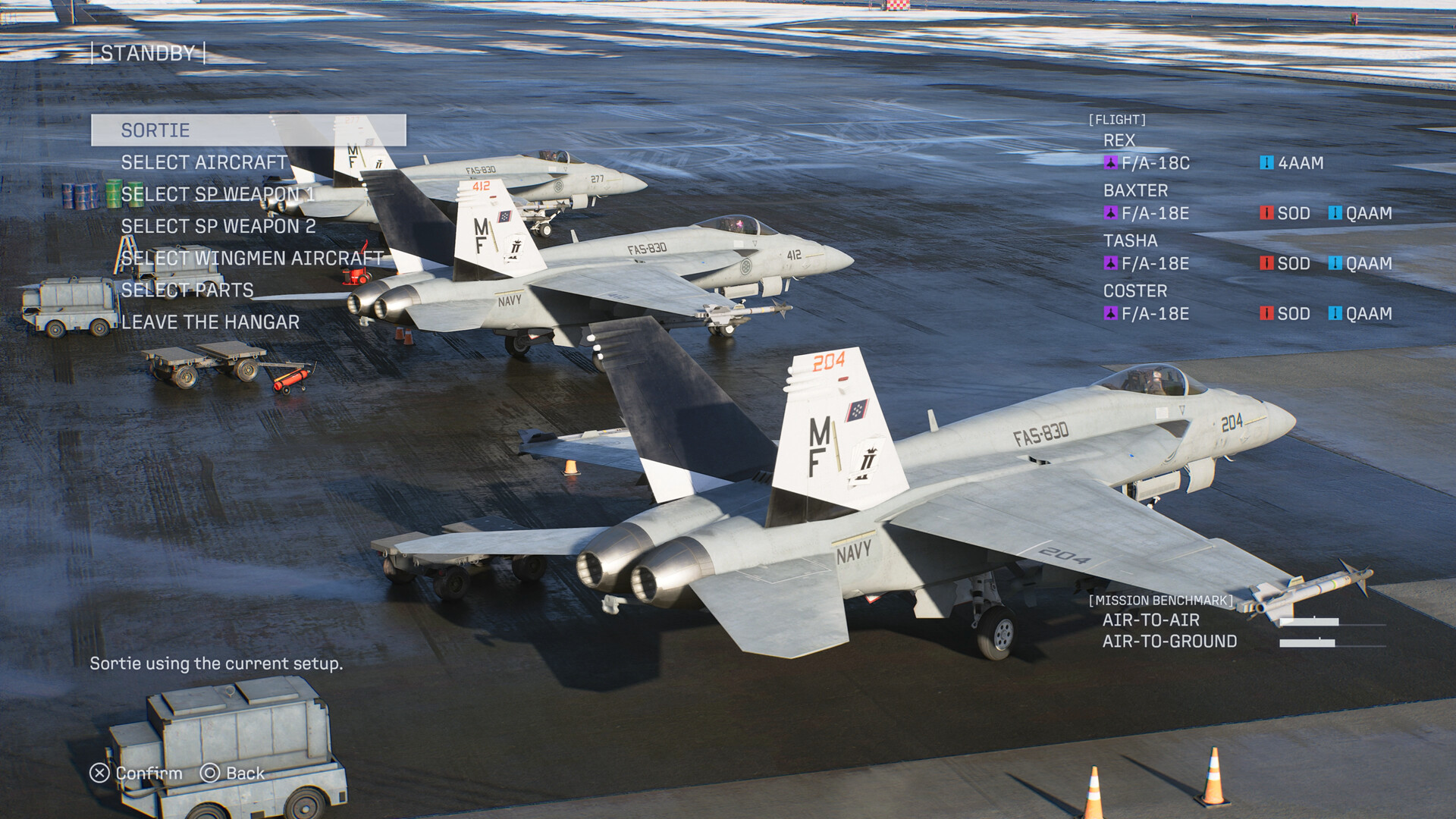 ACE COMBAT 8: WINGS OF THEVE screenshot 2