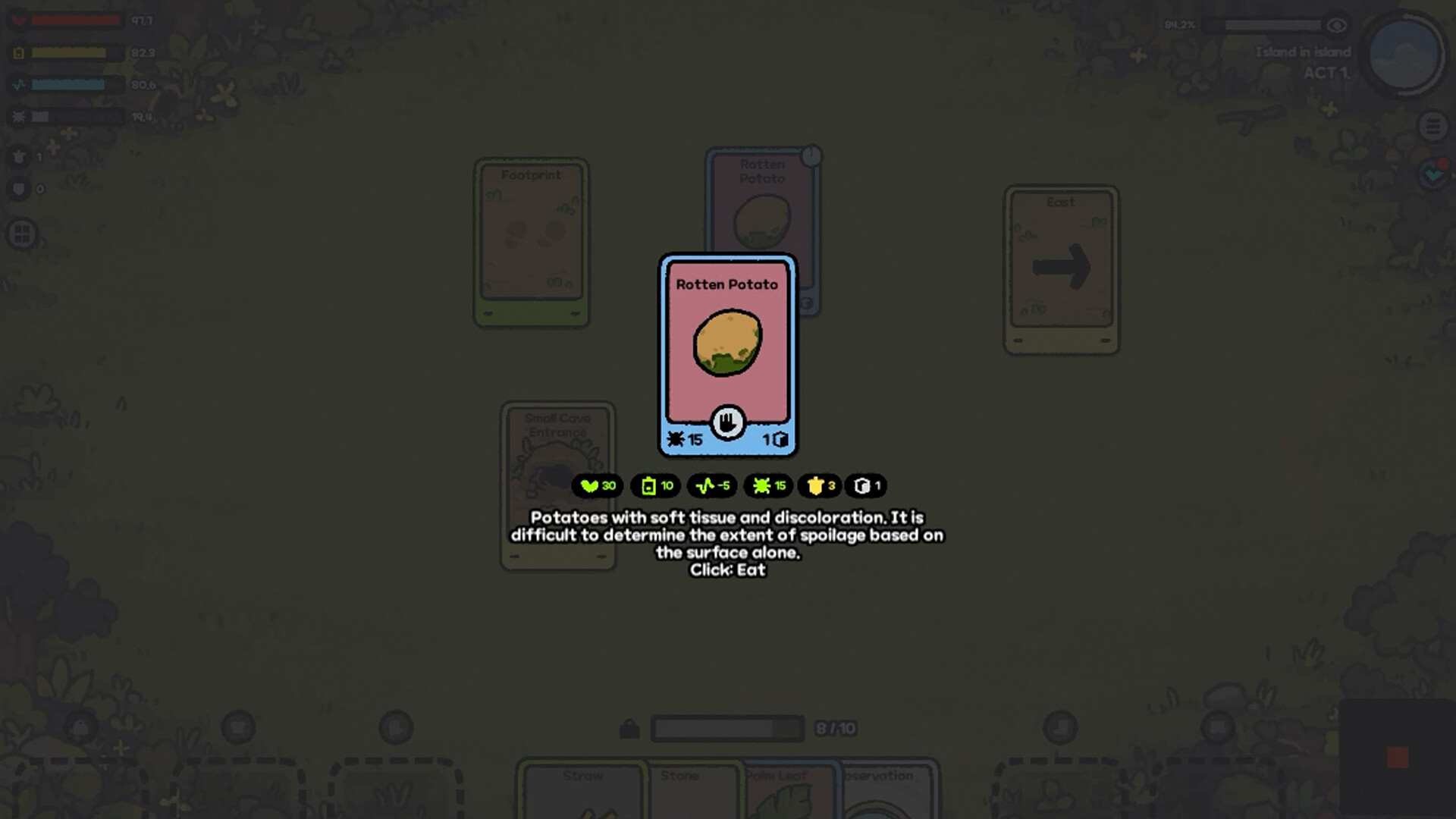 Stack Island - Survival card game screenshot 2