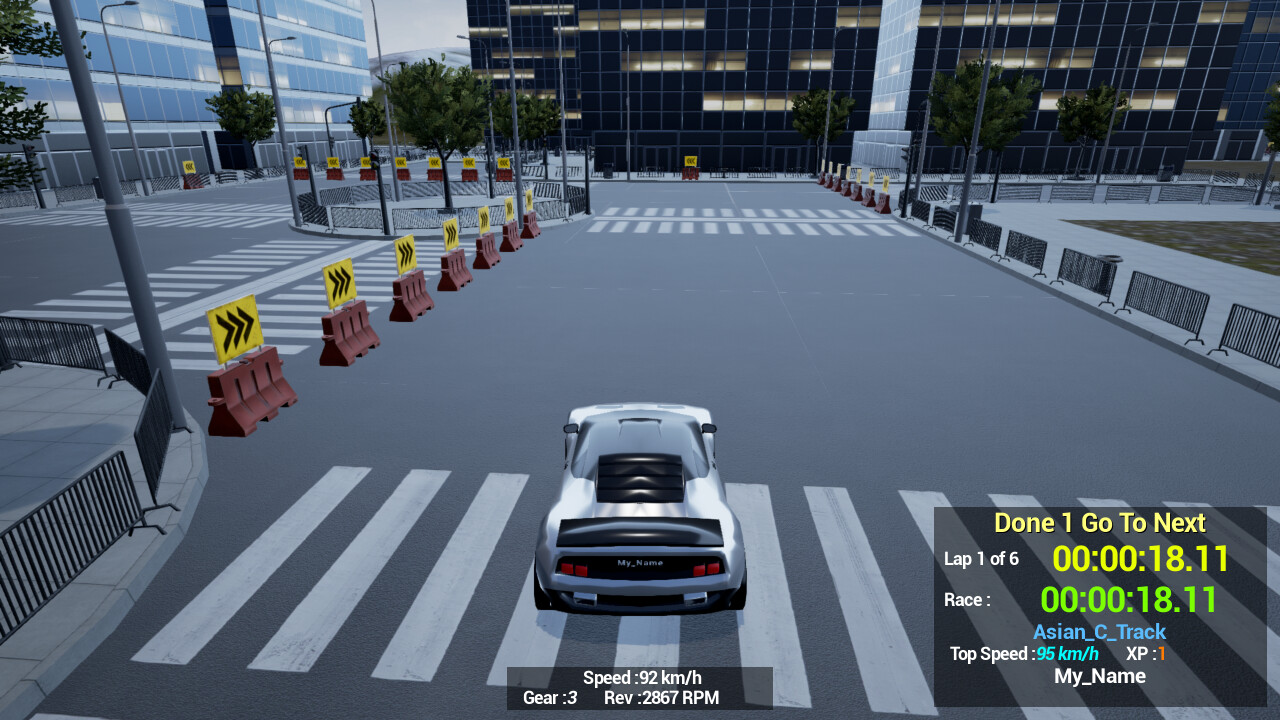 1980s & 90s Style - Retro Track Car Racer screenshot 2