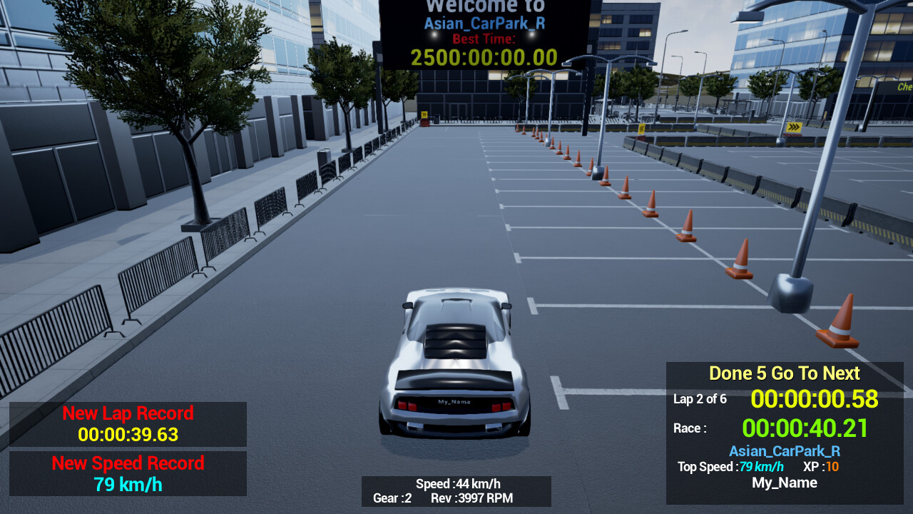 1980s & 90s Style - Retro Track Car Racer screenshot 4