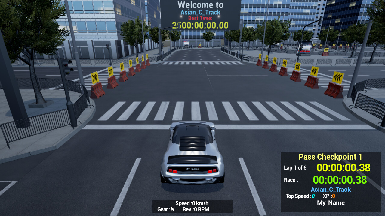1980s & 90s Style - Retro Track Car Racer screenshot 5