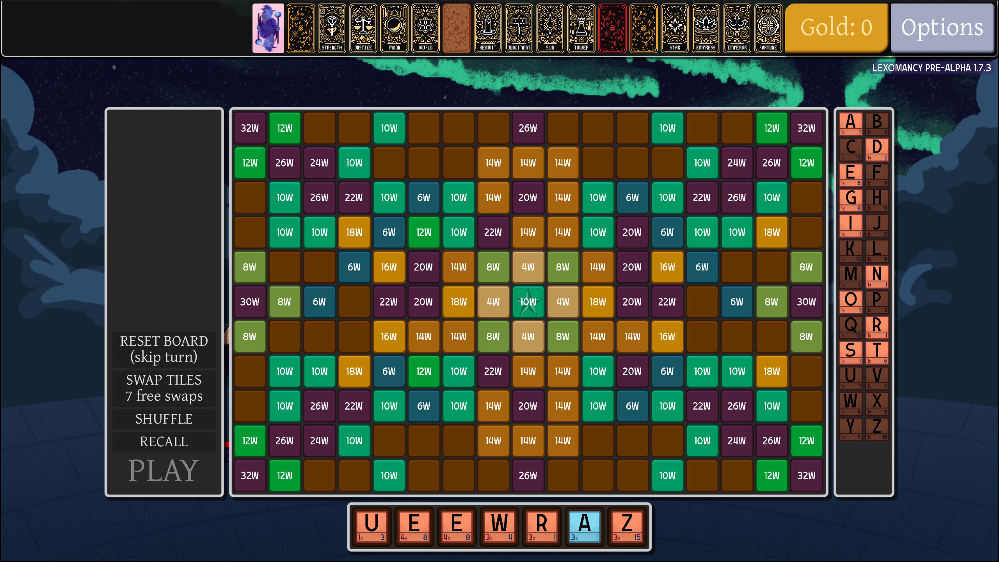 Lexomancy screenshot 2